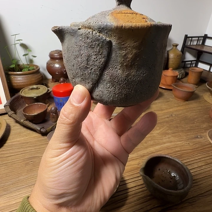 松岛勉备前烧宝瓶