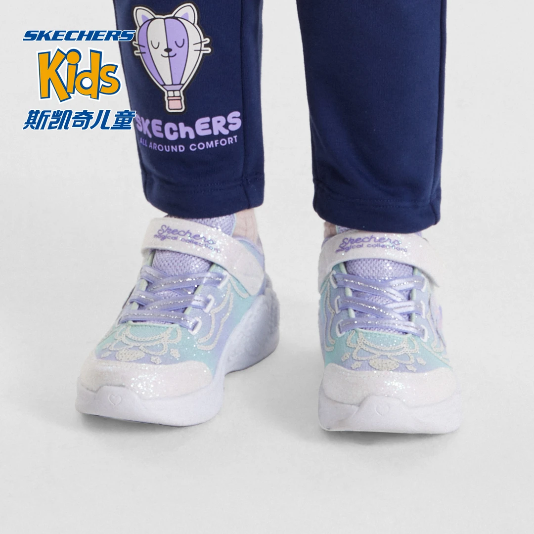 官方童鞋女小童魔术贴春秋季儿童运动鞋休闲鞋302686N