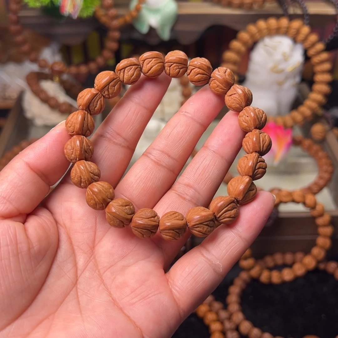 桃核手串玉龙脊手串12