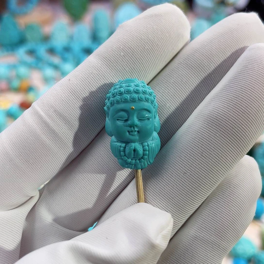 绿松石珠宝奇石未镶嵌