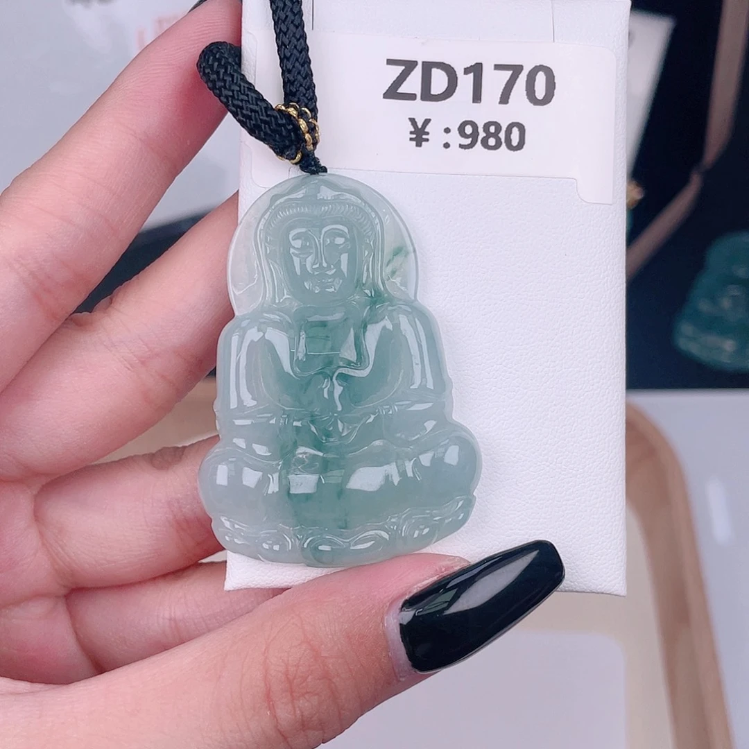 翡翠未镶嵌颈饰ZD170