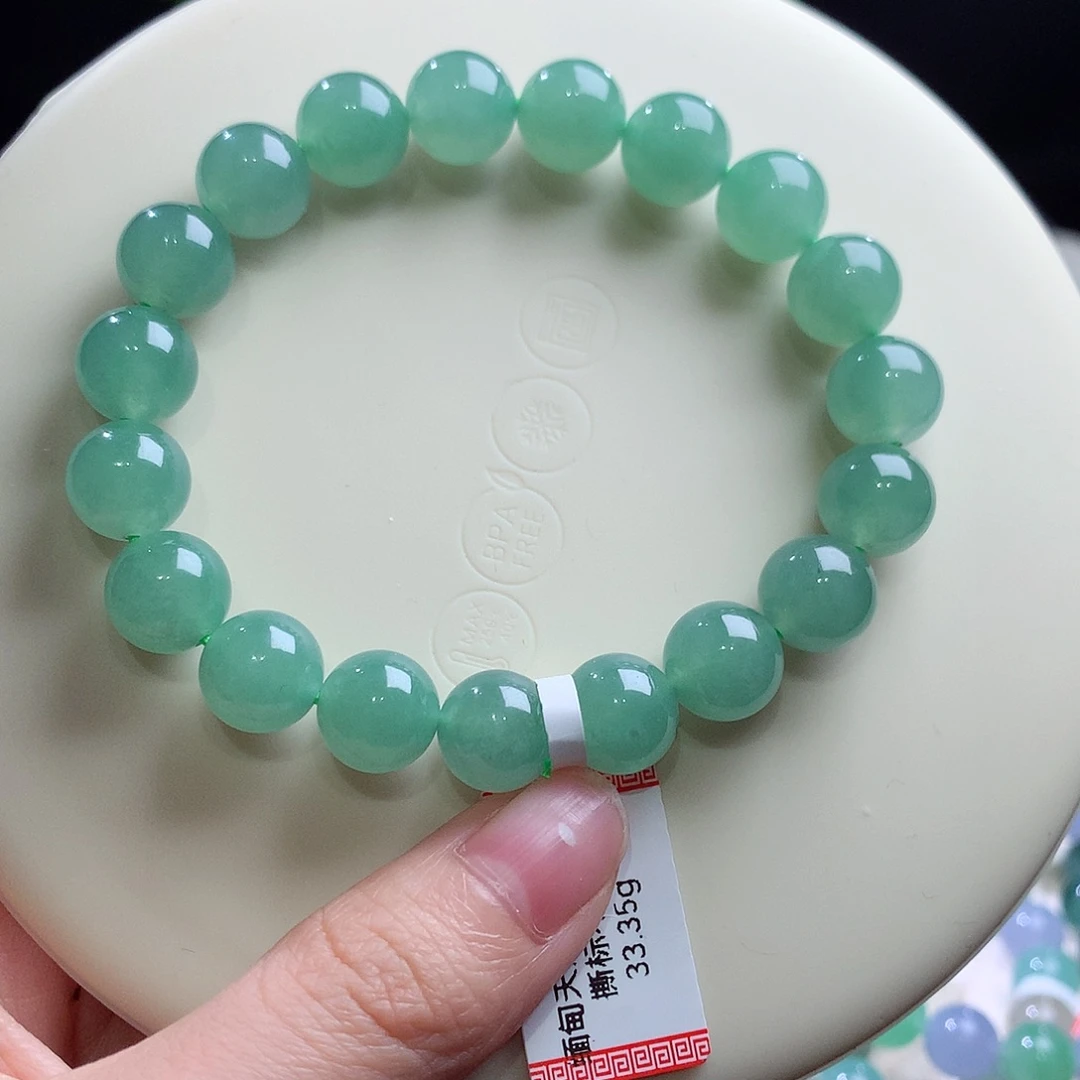 翡翠未镶嵌手串卡10