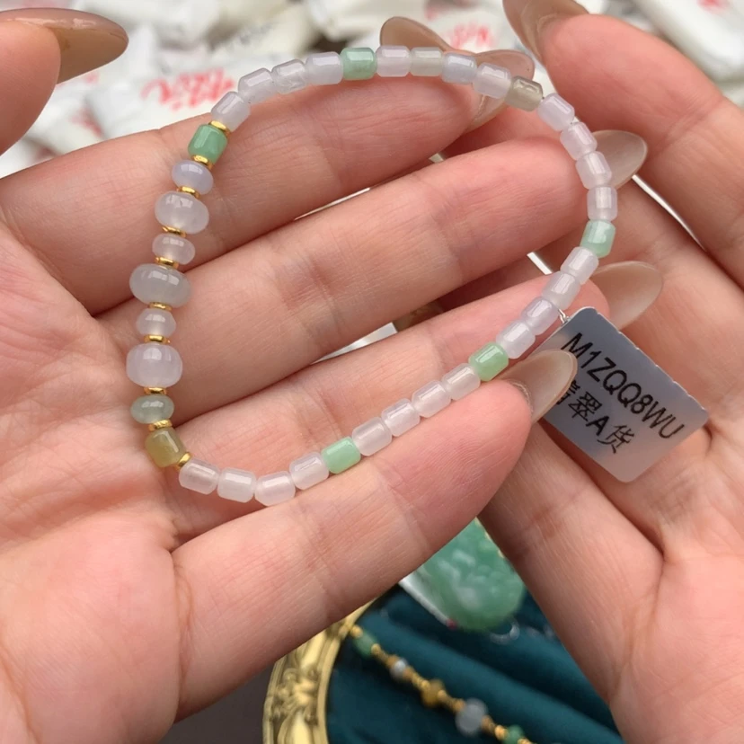 【闪购商品】翡翠手串银S925镶嵌一