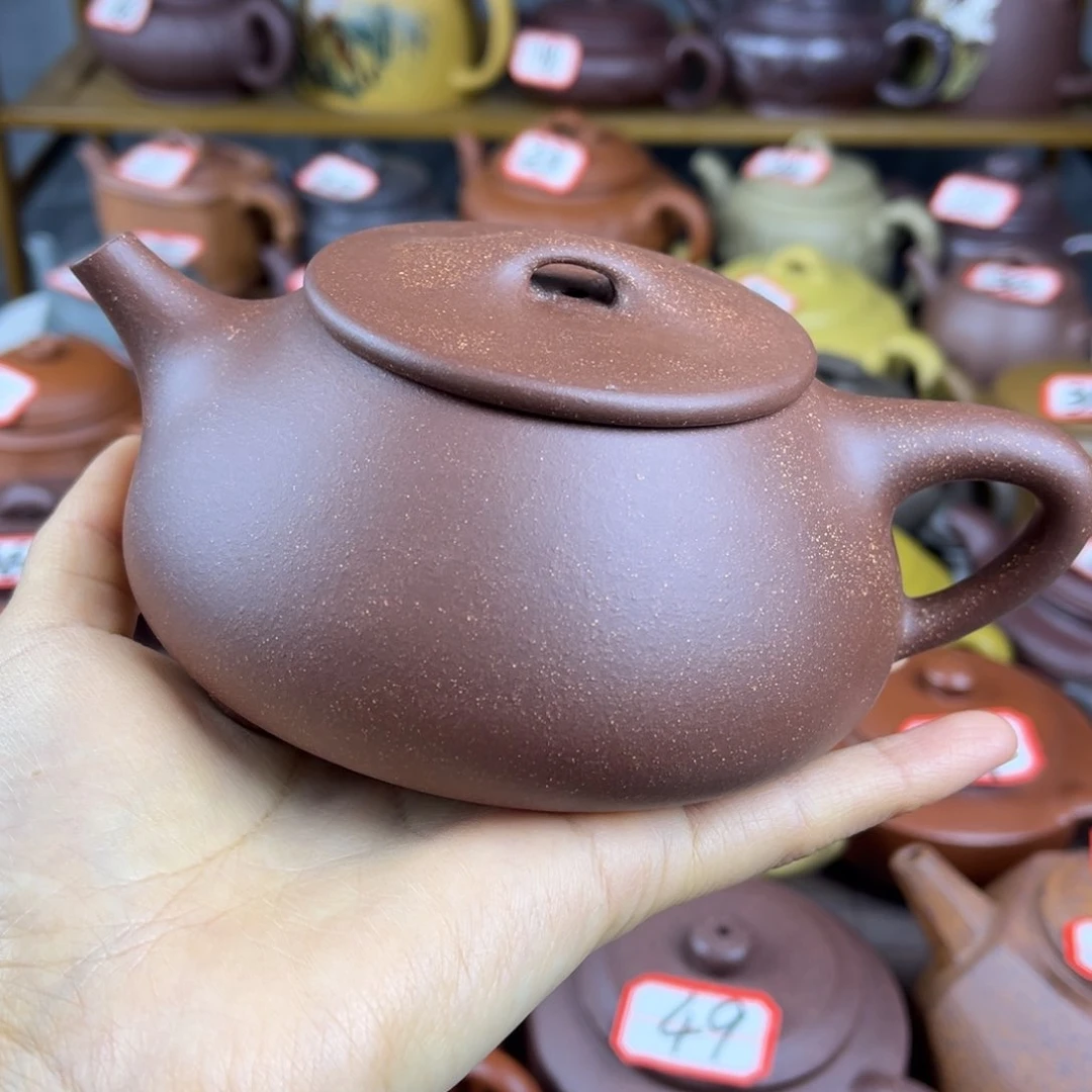 紫砂茶壶宜兴紫砂壶景舟石瓢320cc