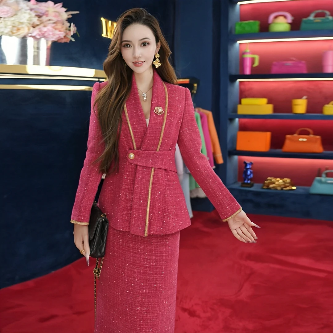 【MIA.G】【曼塔情书】修身贵妇小香风上衣  QQ644