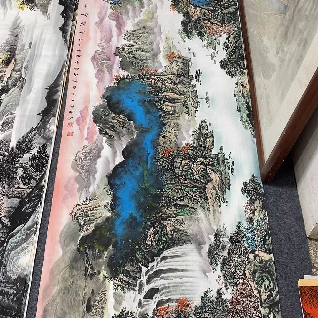 国画画画真的画画画