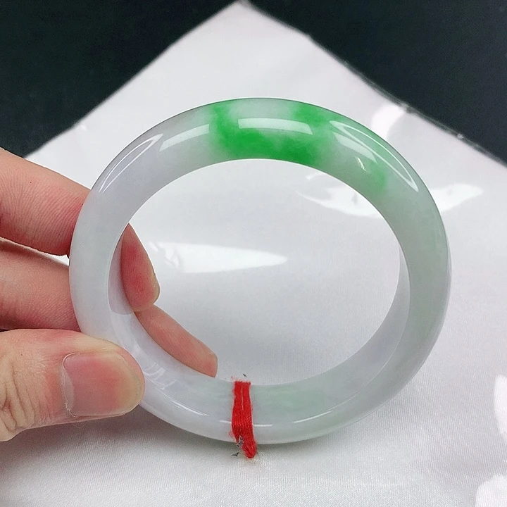 翡翠手镯未镶嵌圈56.6。0A03.@