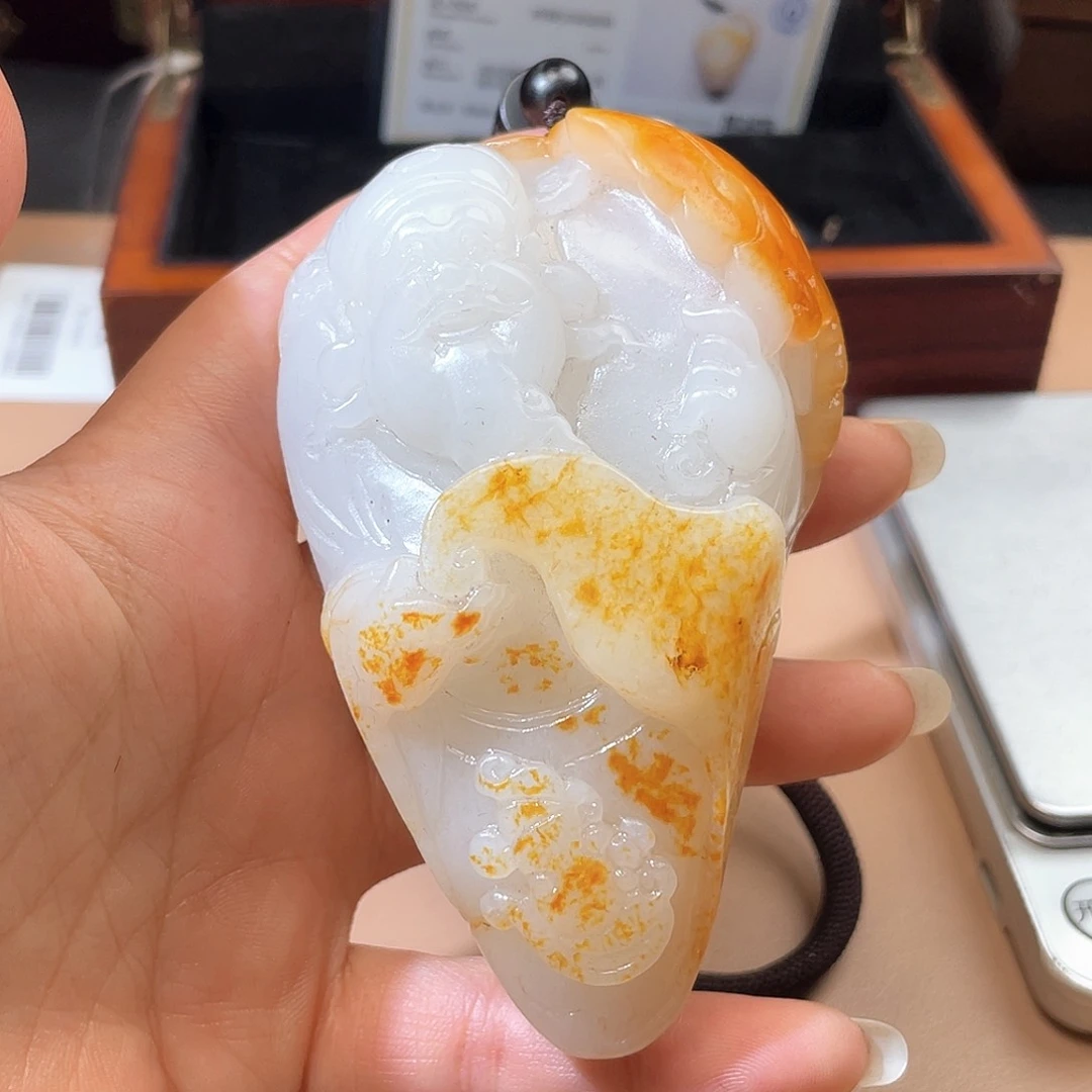 和田玉颈饰未镶嵌A7