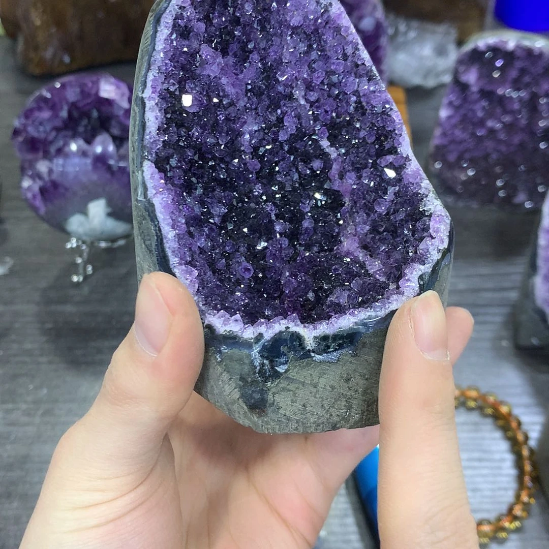 紫晶珠宝半成品未镶嵌967
