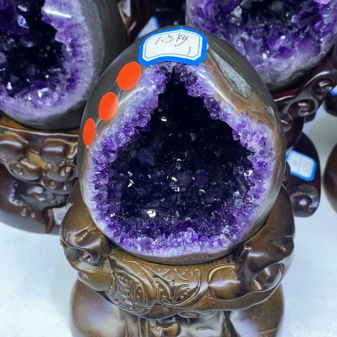 紫晶摆件未镶嵌好好