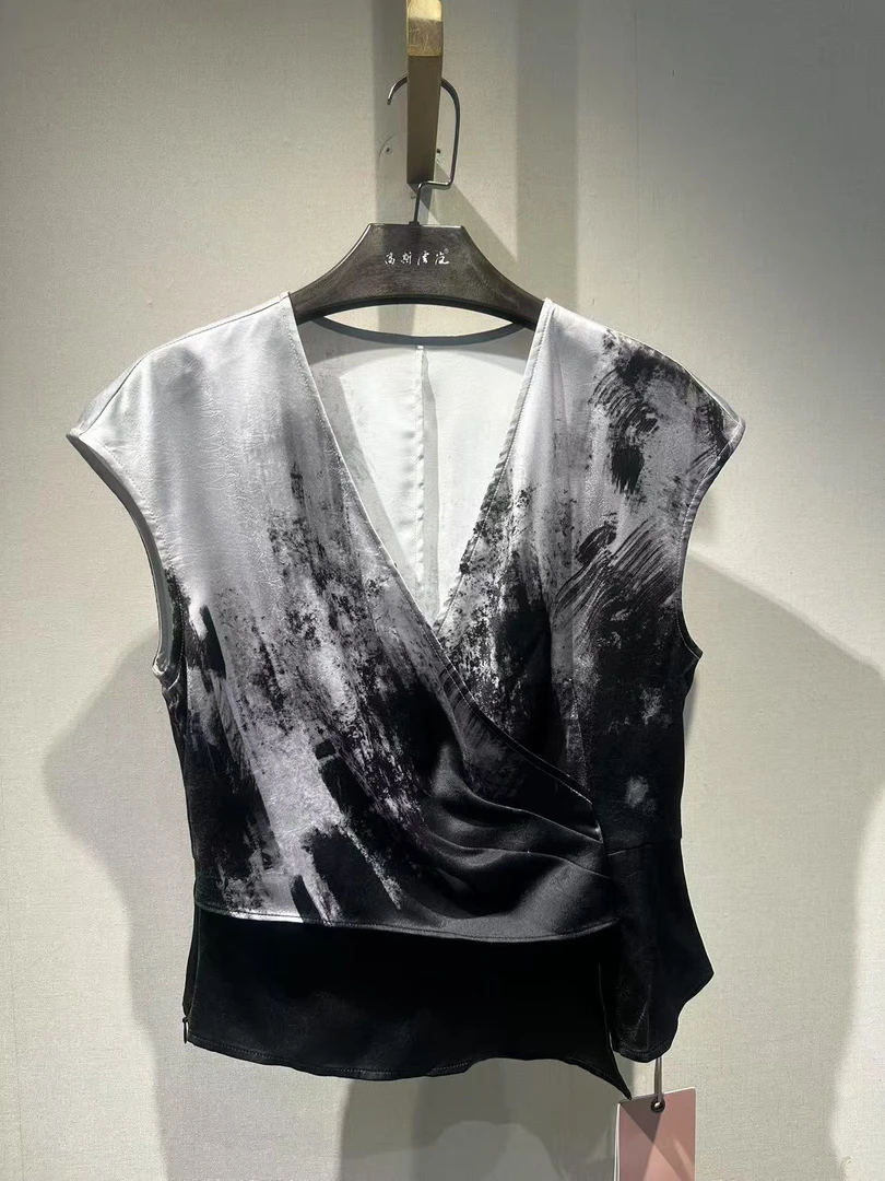 25216191【高斯雪岚】新款气质女人味百搭上衣