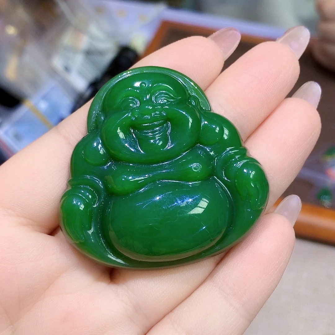 颈饰未镶嵌和田玉（碧玉）卡50