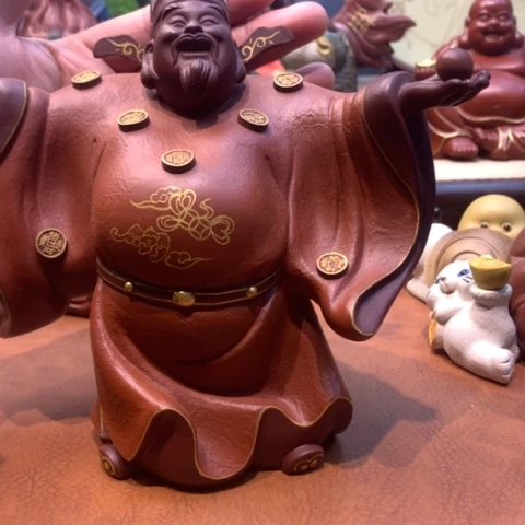 快***孩紫砂茶宠紫砂壶手工艺