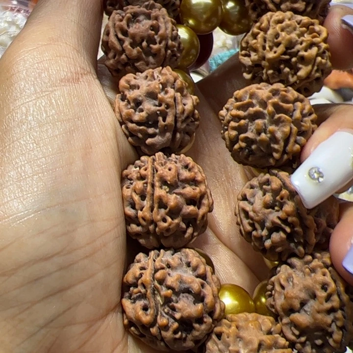 大果紫檀（缅甸花梨）12南洋黄珠手串