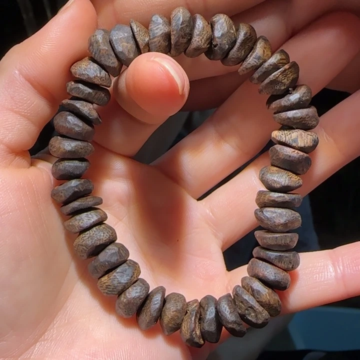 手串沉香原母树沉水树丁手串17.4克