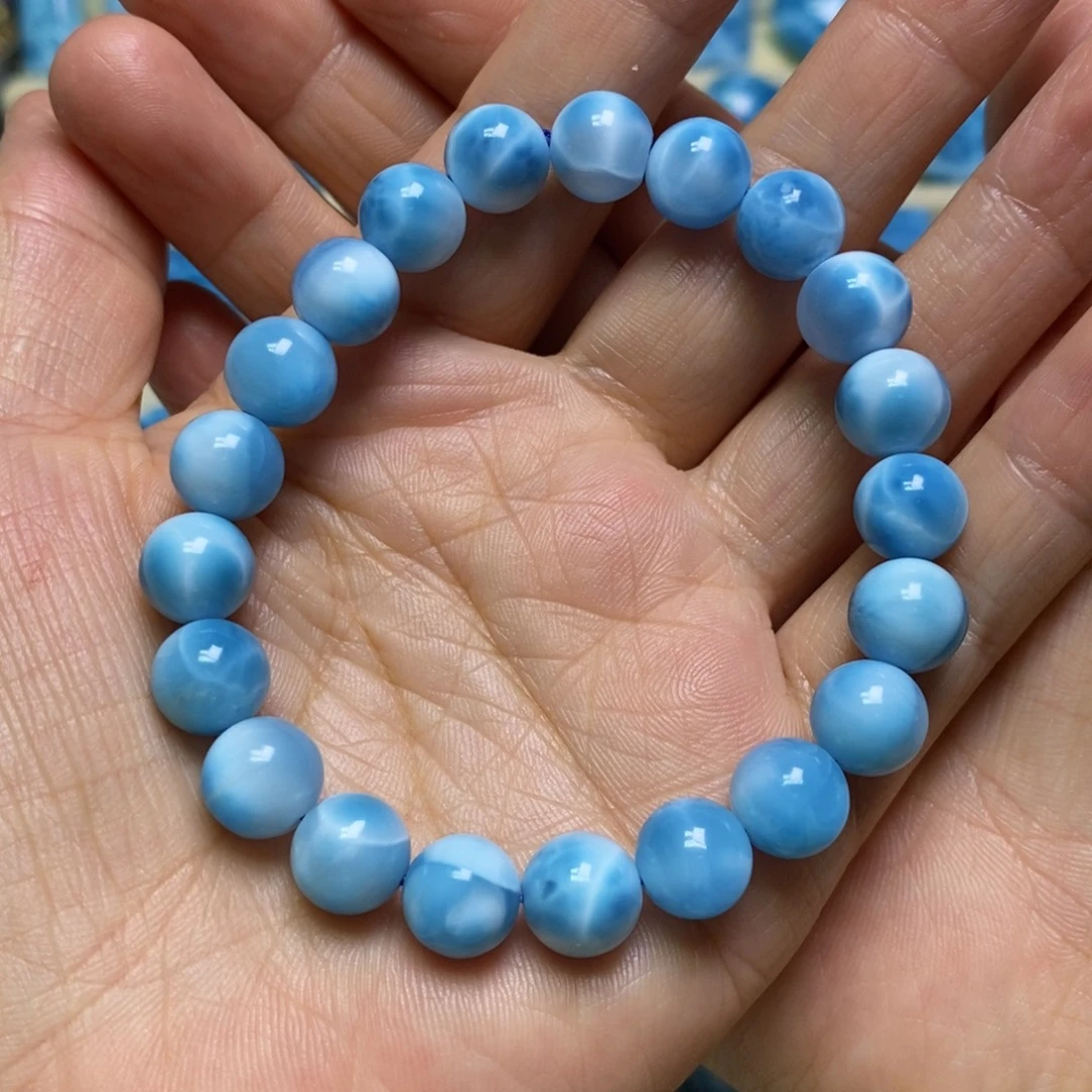 椰****未镶嵌针钠钙石（海纹石）手链