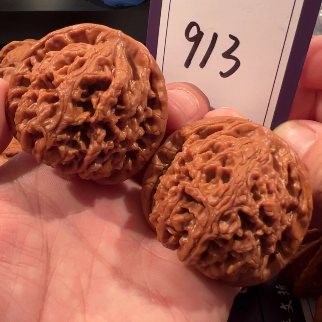 把件文玩核桃水龙纹47尺寸913号