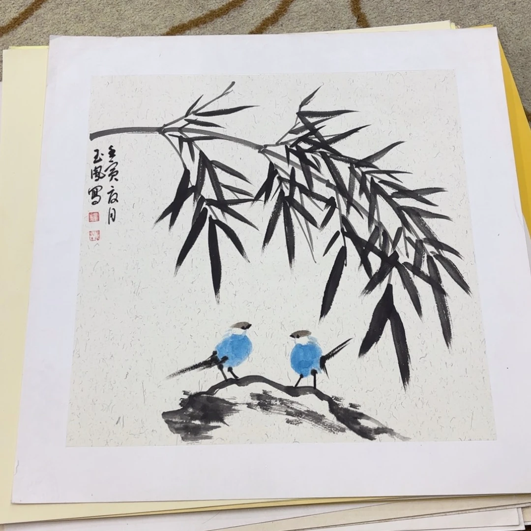 国画国画老师作品刘