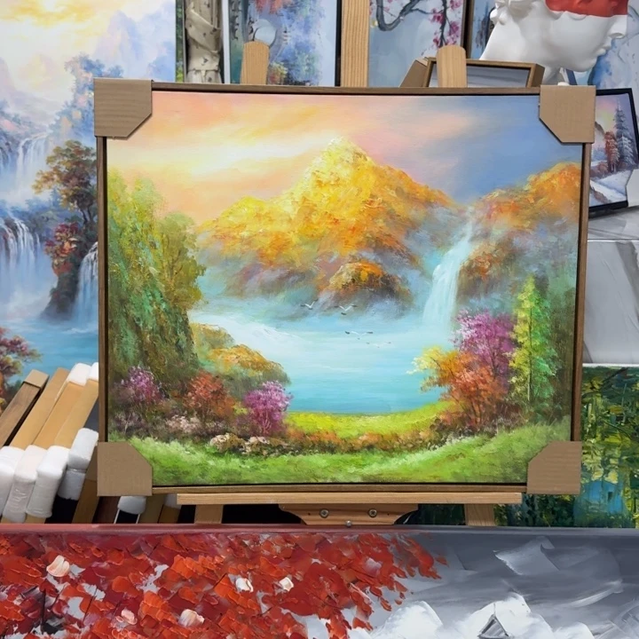 油画油画作品展等活动中