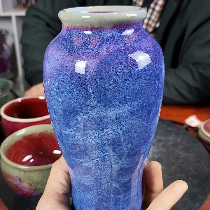 尚峰钧窑作品广口瓶