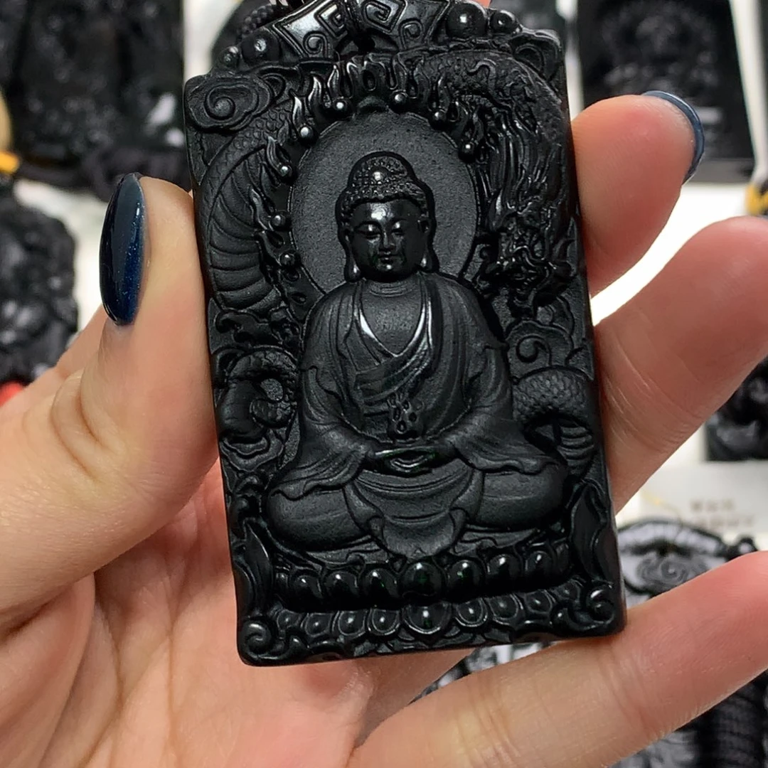 天然a货钢琴黑挂件