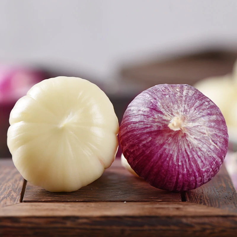 2025年独蒜新爽口大蒜1斤独头大蒜头大蒜紫皮干蒜挖大果独头蒜