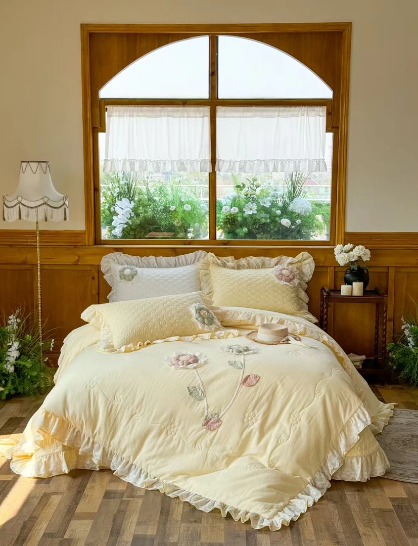 夏日记忆床盖多功能被四件套