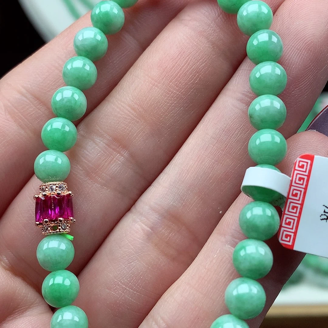 翡翠未镶嵌毛衣链翡翠