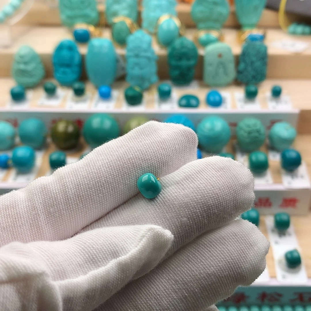 绿松石未镶嵌配饰6.9