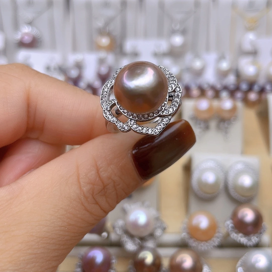 未镶嵌淡水珍珠戒指