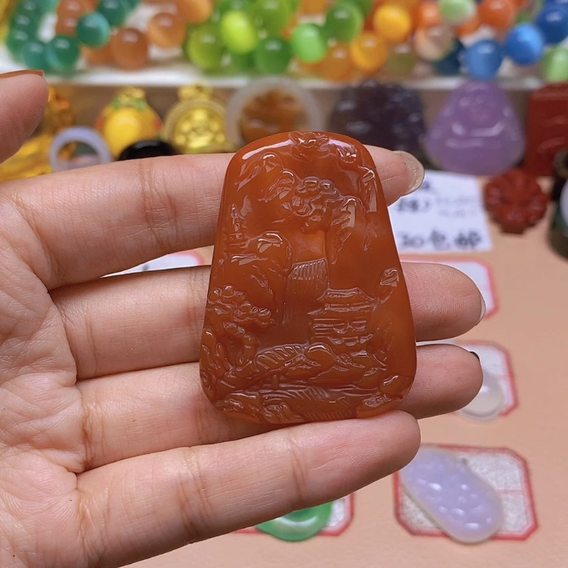 【闪购商品】玛瑙/玉髓颈饰未镶嵌我***。