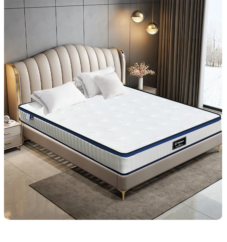 席梦思静音独立袋装弹簧床垫透气3D家用硬垫乳胶床垫