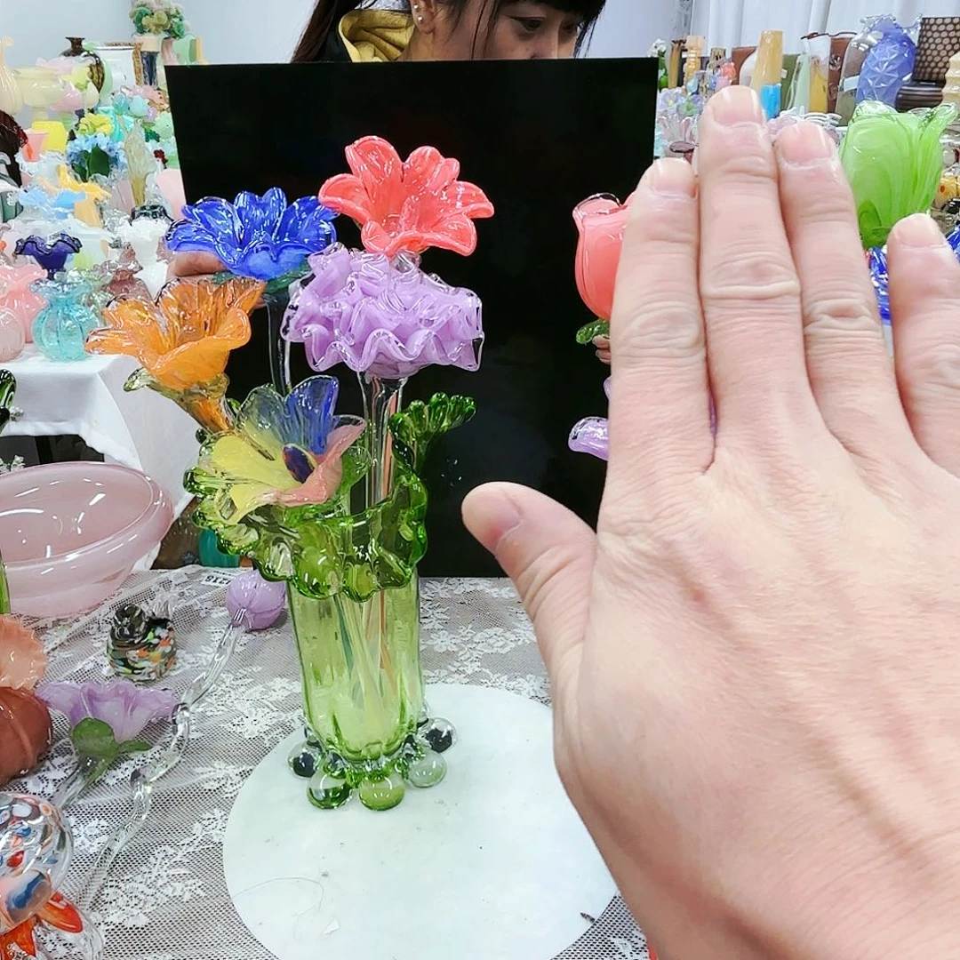福利不退不换琉璃花瓶艺术品