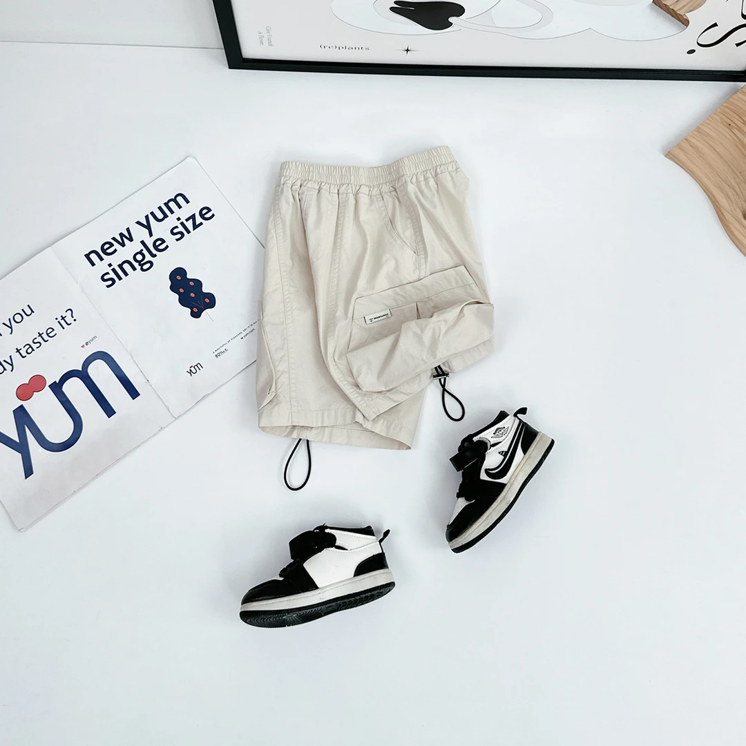 儿童五分裤子夏季薄款男童休闲工装裤宽松潮LL56287 悠悠童话童装