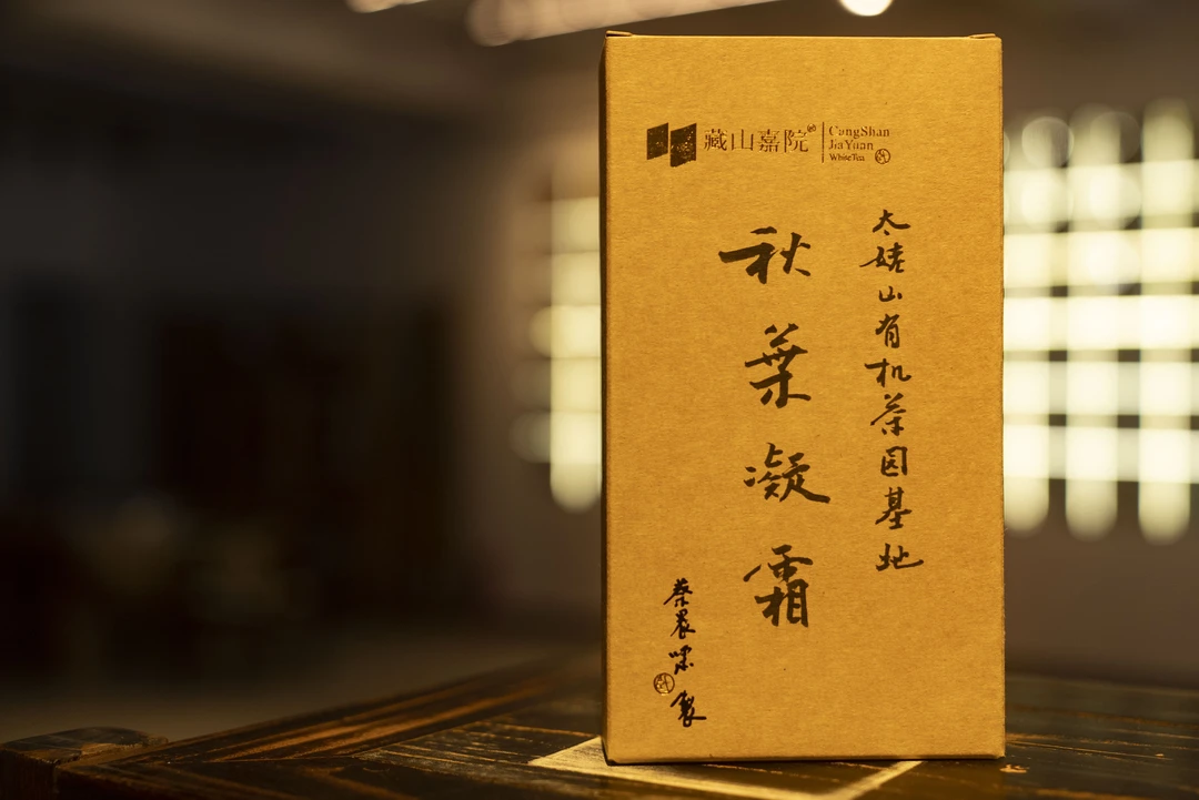 蔡晨啸 秋叶凝霜（500克有机茶砖）