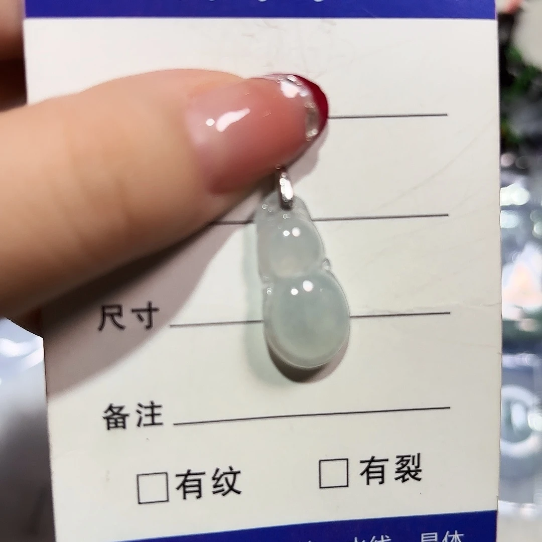 翡翠银S925镶嵌颈饰A货翡翠镶嵌颈饰