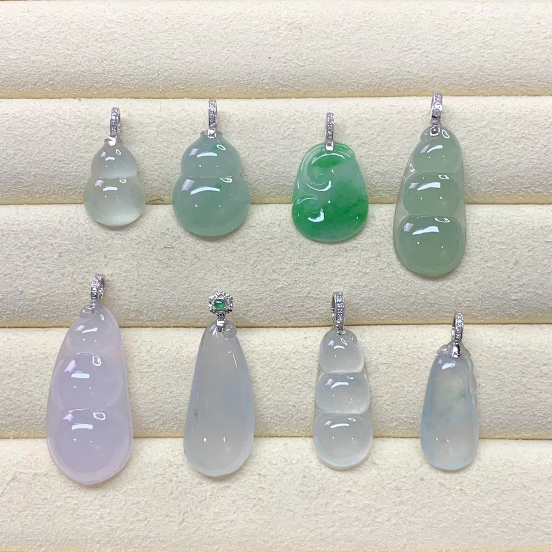 【小雪臻选】翡翠吊坠-18K金-|CXQ21多样性发其一|Z18