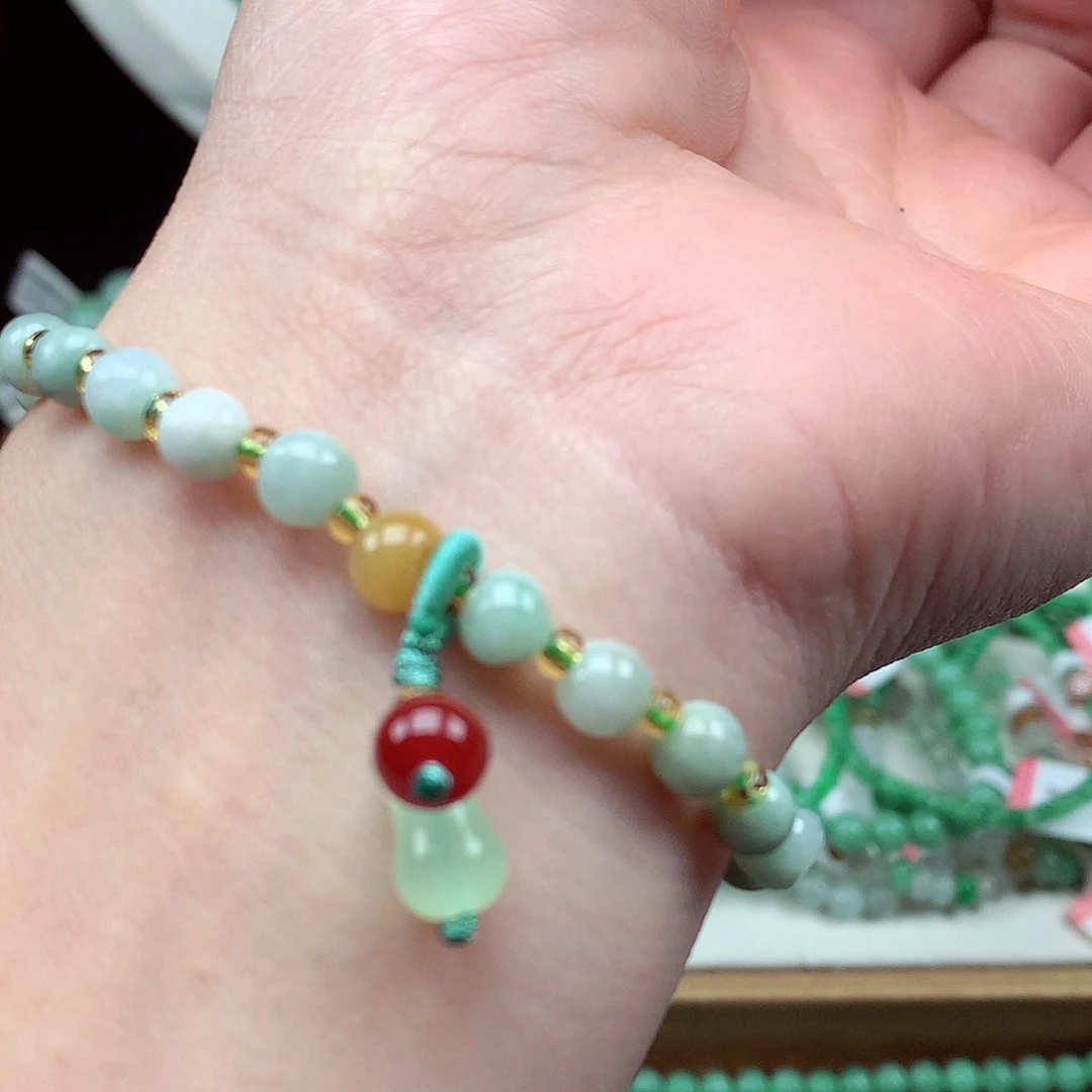 翡翠未镶嵌项链翡翠