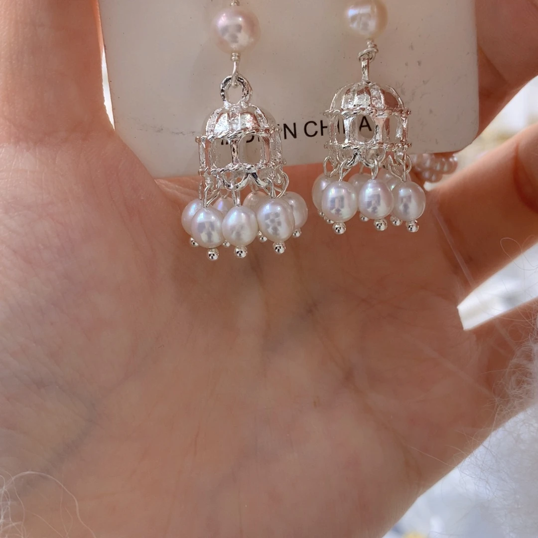 颈饰合金淡水珍珠