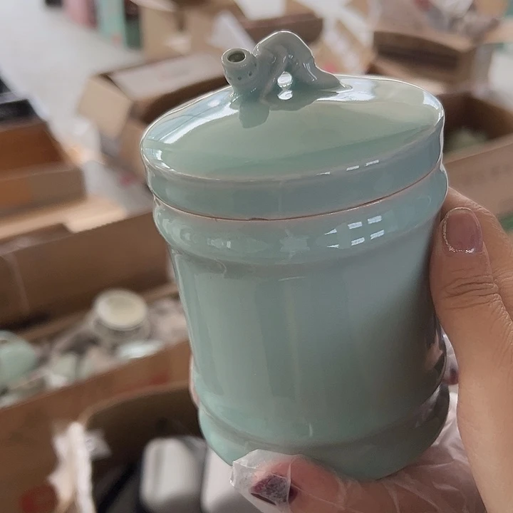 青瓷小米茶器龙泉青瓷