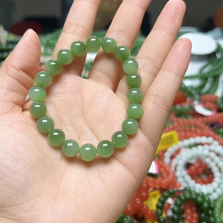 傲***亭手链未镶嵌和田玉（碧玉）