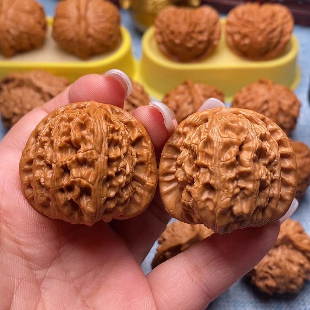 把件文玩核桃精品白狮子41