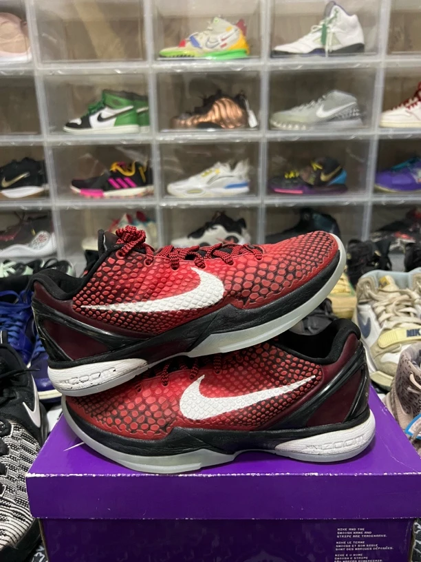 43码/科比zk6全明星篮球鞋/二手正品9新/换过底