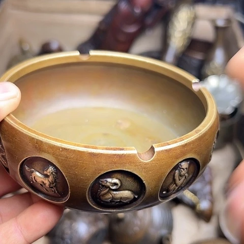 铜制文玩把玩物件