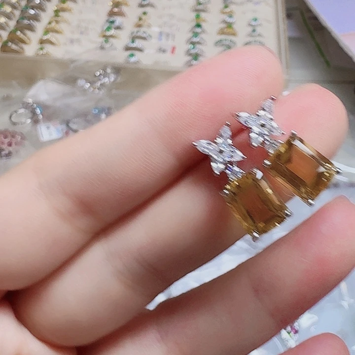 吊坠925银合成立方氧化锆