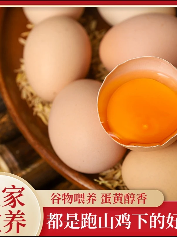 太行山散养竹林土鸡蛋现捡现发50枚（40-50g）