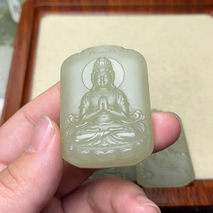 和田玉颈饰未镶嵌@**^