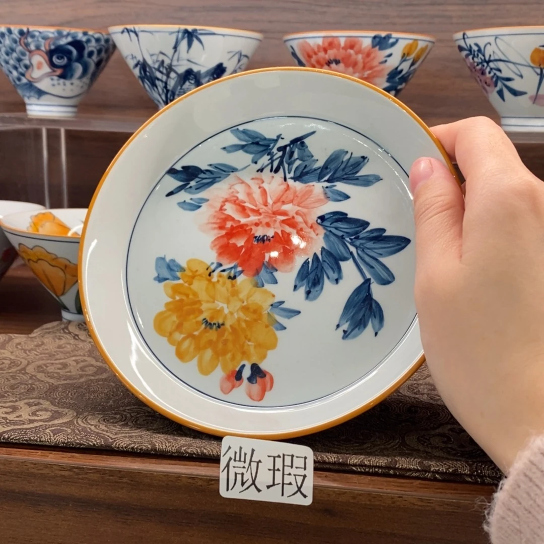 釉下彩手工绘制手工绘制