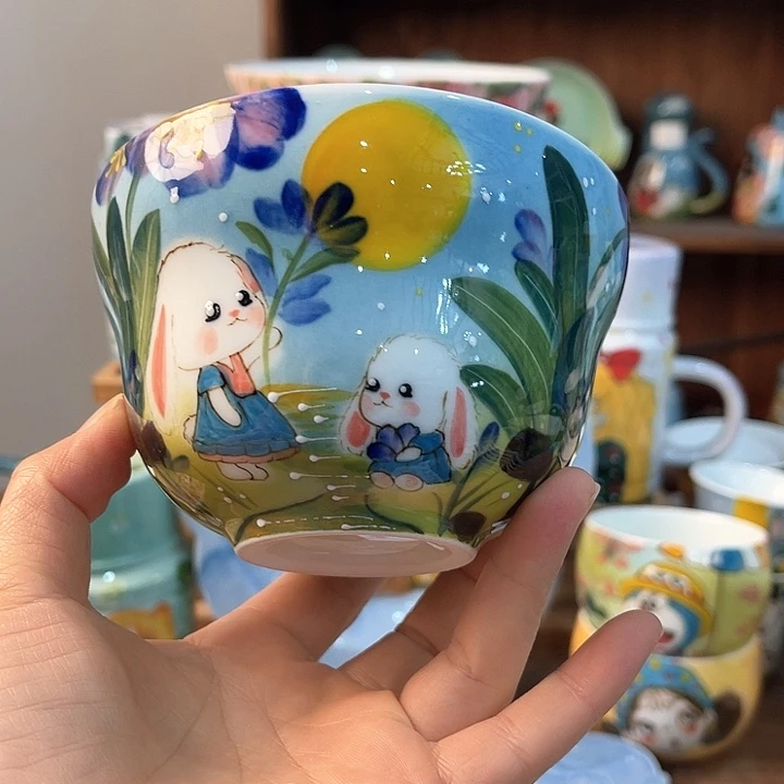 陶景德镇釉下手绘陶瓷