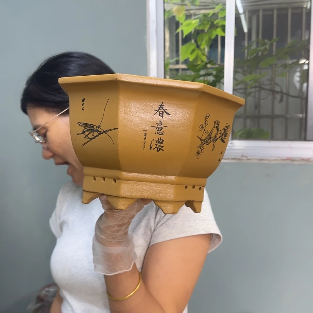 紫砂花盆紫砂口径27